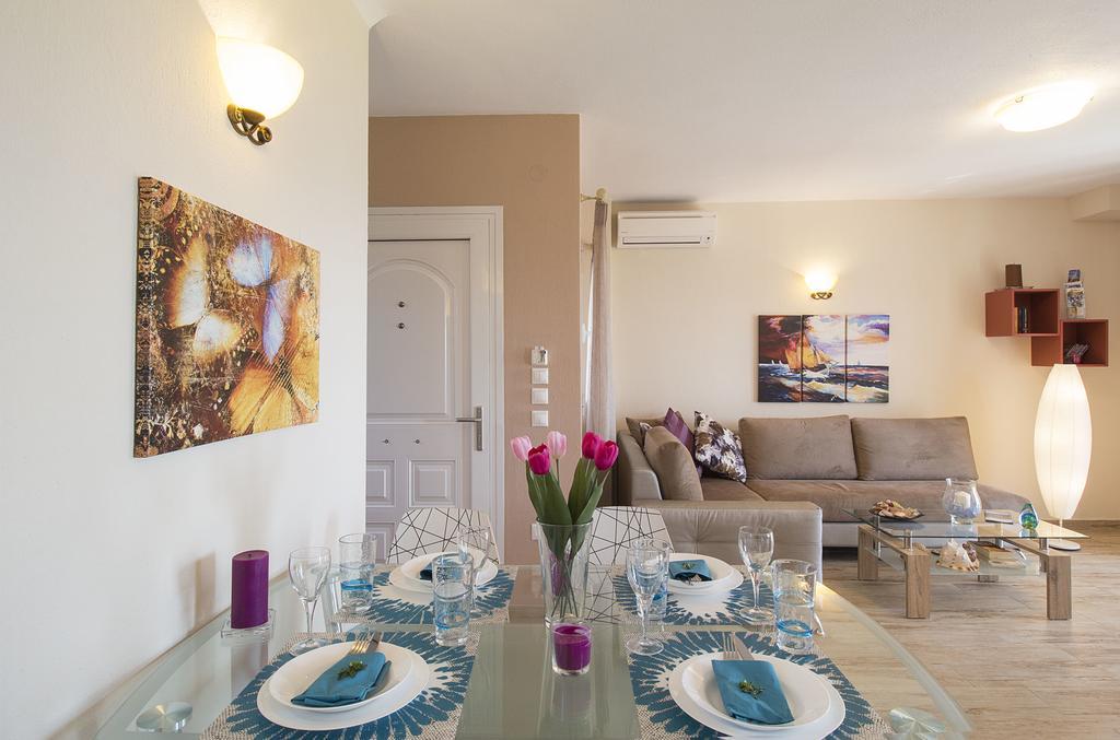 Villa Nefeli - Akti Salonikiou A Áyios Nikólaos Ngoại thất bức ảnh